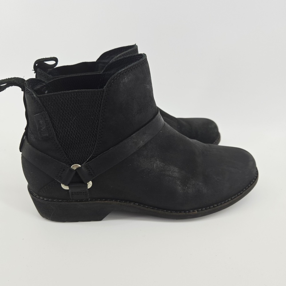 Teva De La Vina Dos Chelsea Black Boots Women's‎ Size 8.5
